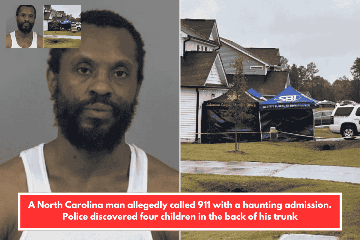 A North Carolina man allegedly called 911 with a haunting admission. Police discovered four children in the back of his trunk