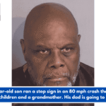 A 15-year-old son ran a stop sign in an 80 mph crash that killed three children and a grandmother. His dad is going to prison