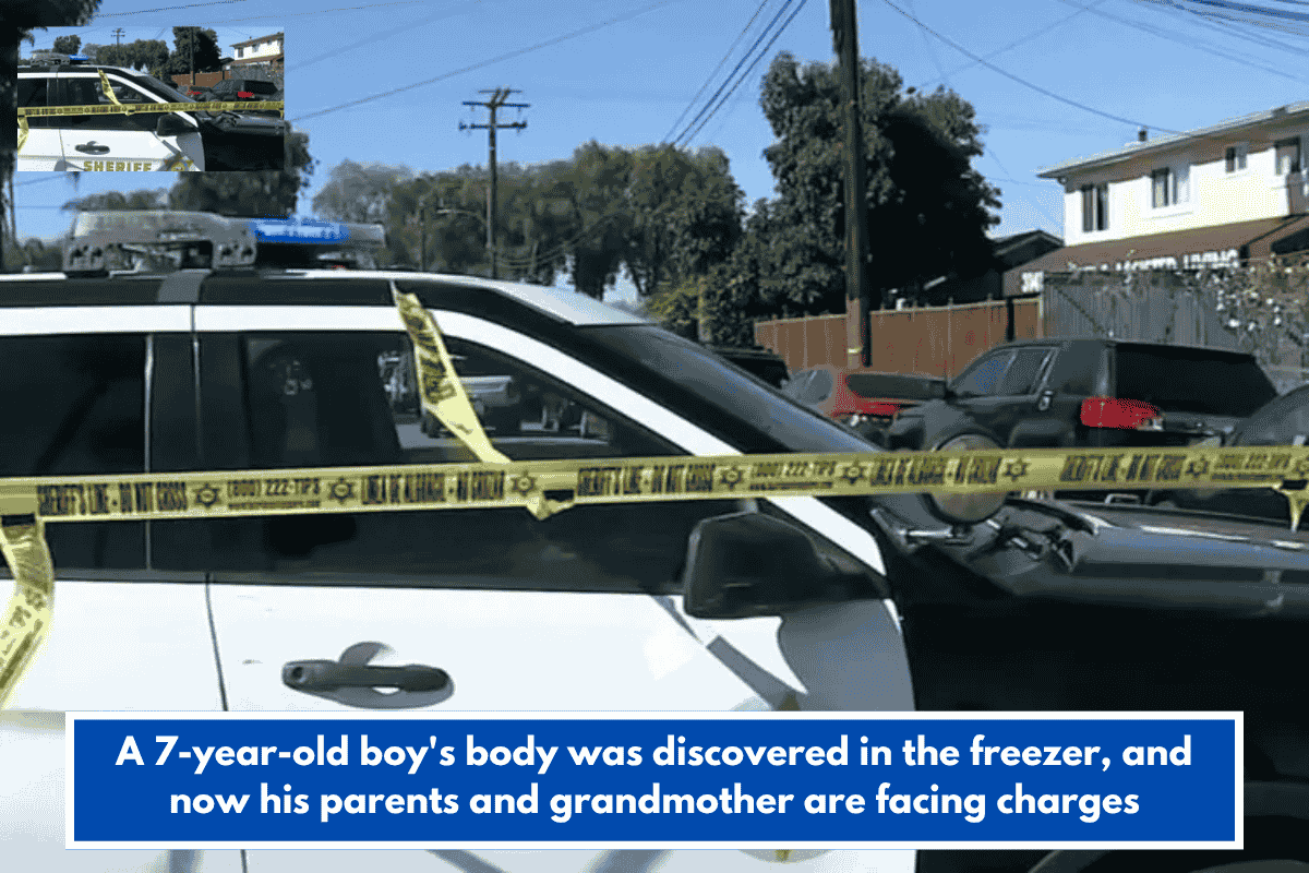 A 7-year-old boy's body was discovered in the freezer, and now his parents and grandmother are facing charges