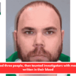 He killed three people, then taunted investigators with messages written in their blood