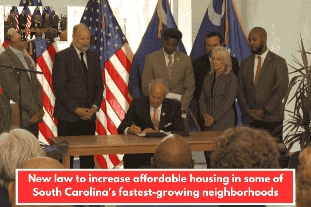 New law to increase affordable housing in some of South Carolina's fastest-growing neighborhoods