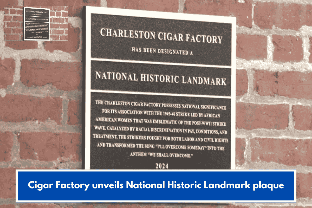 Cigar Factory unveils National Historic Landmark plaque