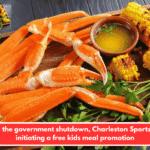 During the government shutdown, Charleston Sports Pub is initiating a free kids meal promotion