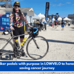 Local biker pedals with purpose in LOWVELO to honor a life-saving cancer journey