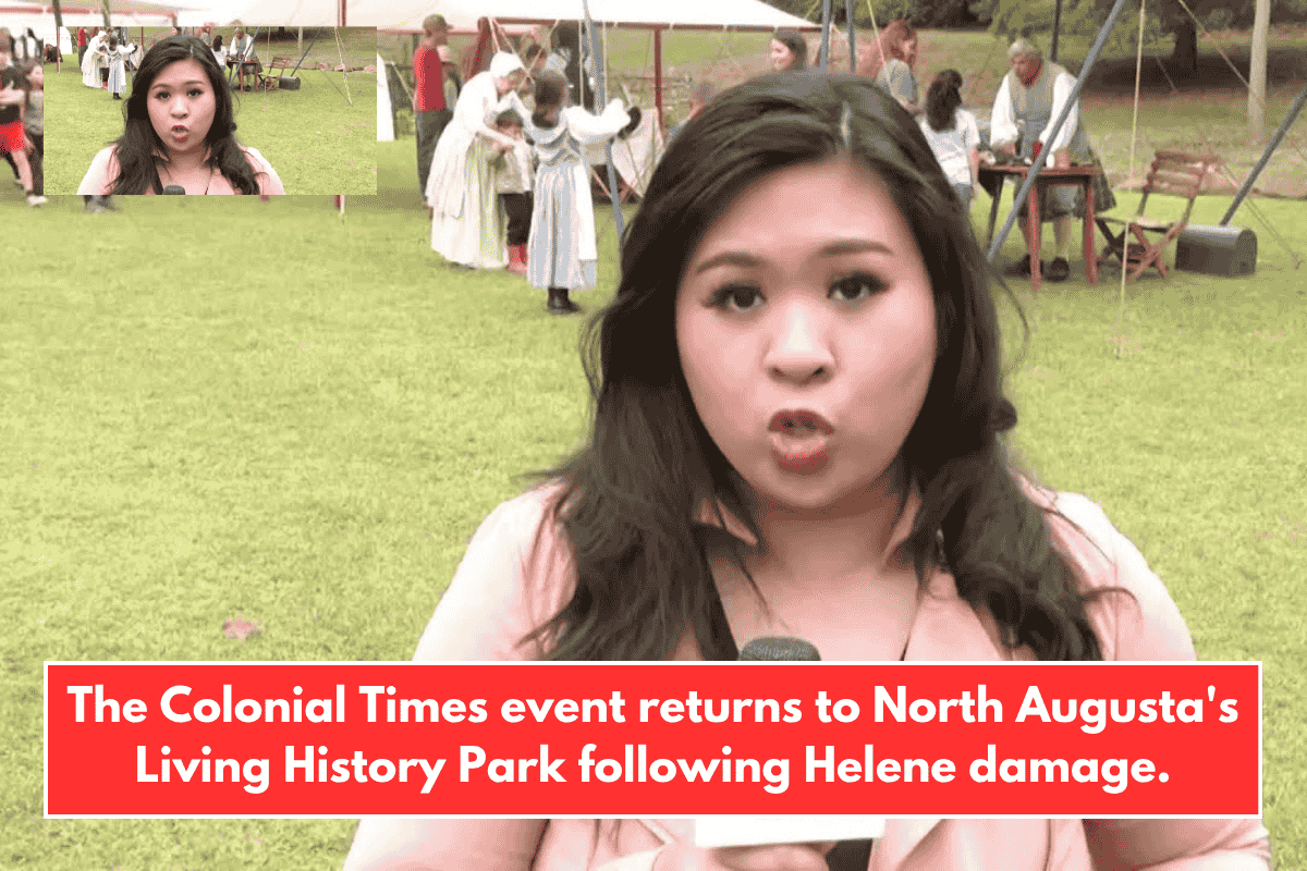 The Colonial Times event returns to North Augusta's Living History Park following Helene damage.