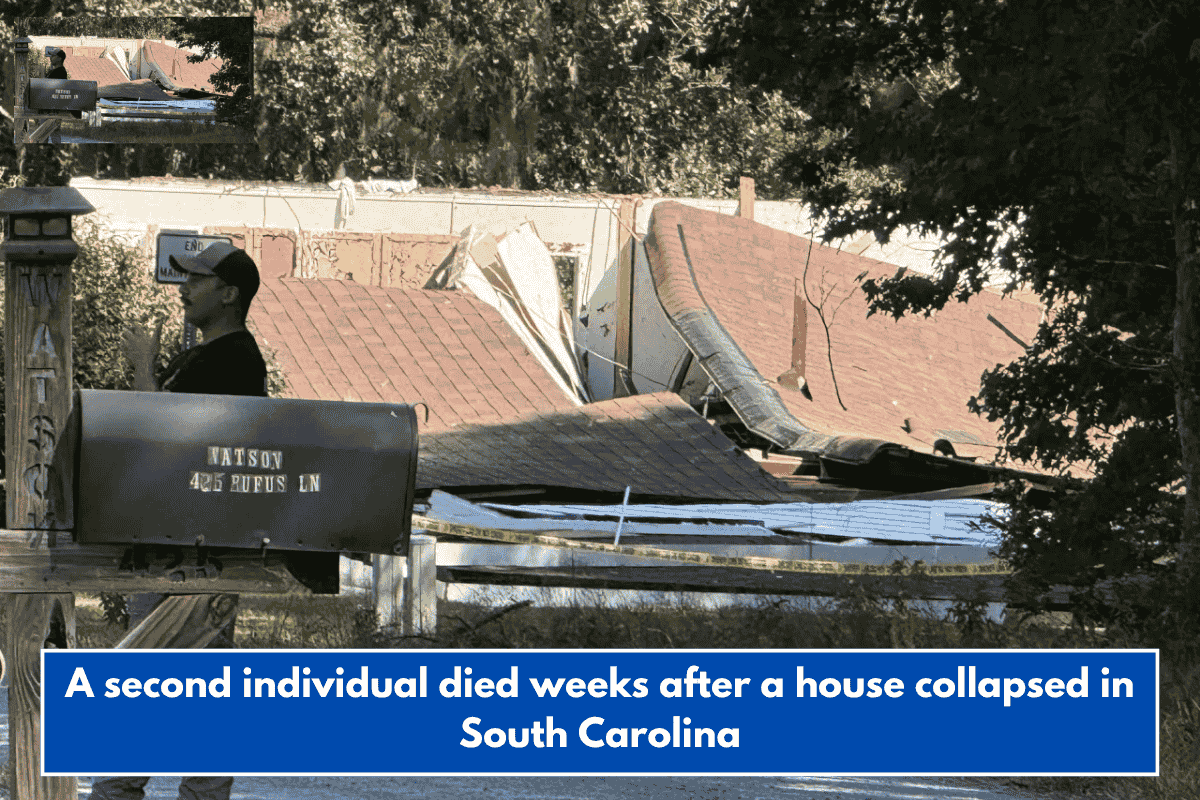 A second individual died weeks after a house collapsed in South Carolina