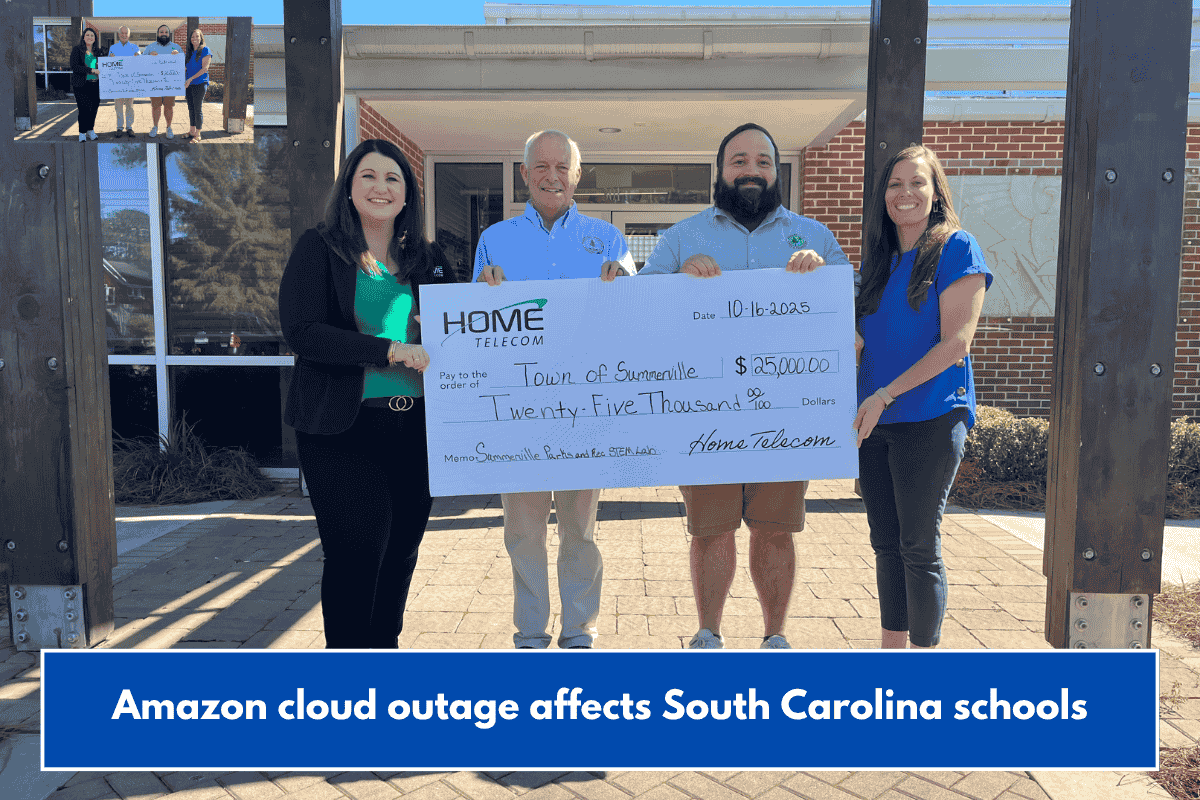 Amazon cloud outage affects South Carolina schools
