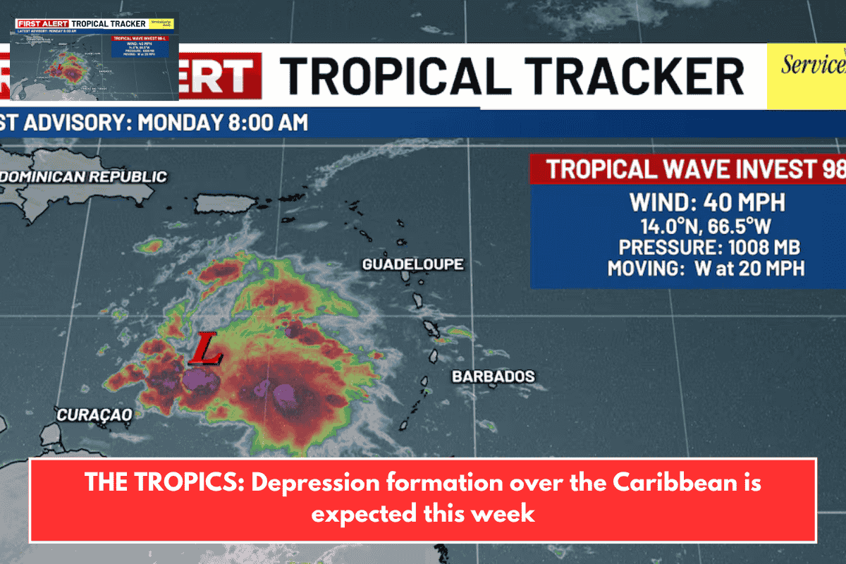 THE TROPICS: Depression formation over the Caribbean is expected this week