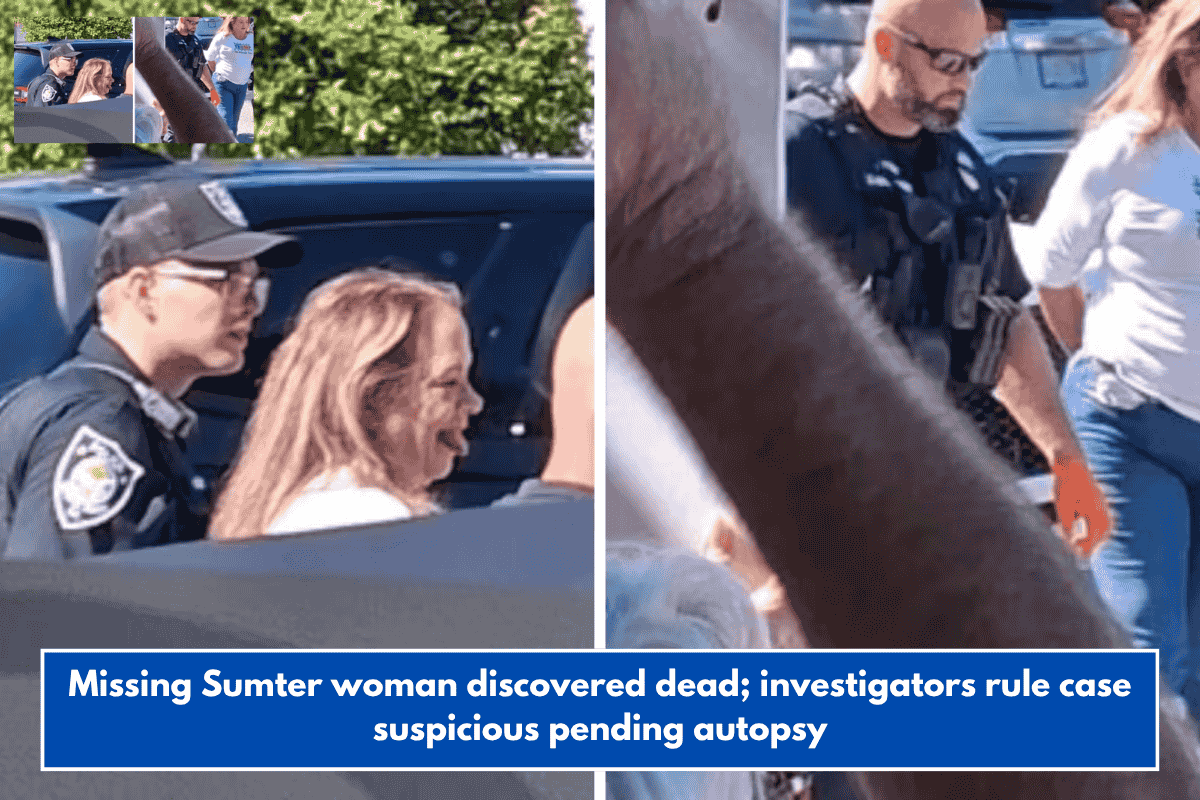 Missing Sumter woman discovered dead; investigators rule case suspicious pending autopsy