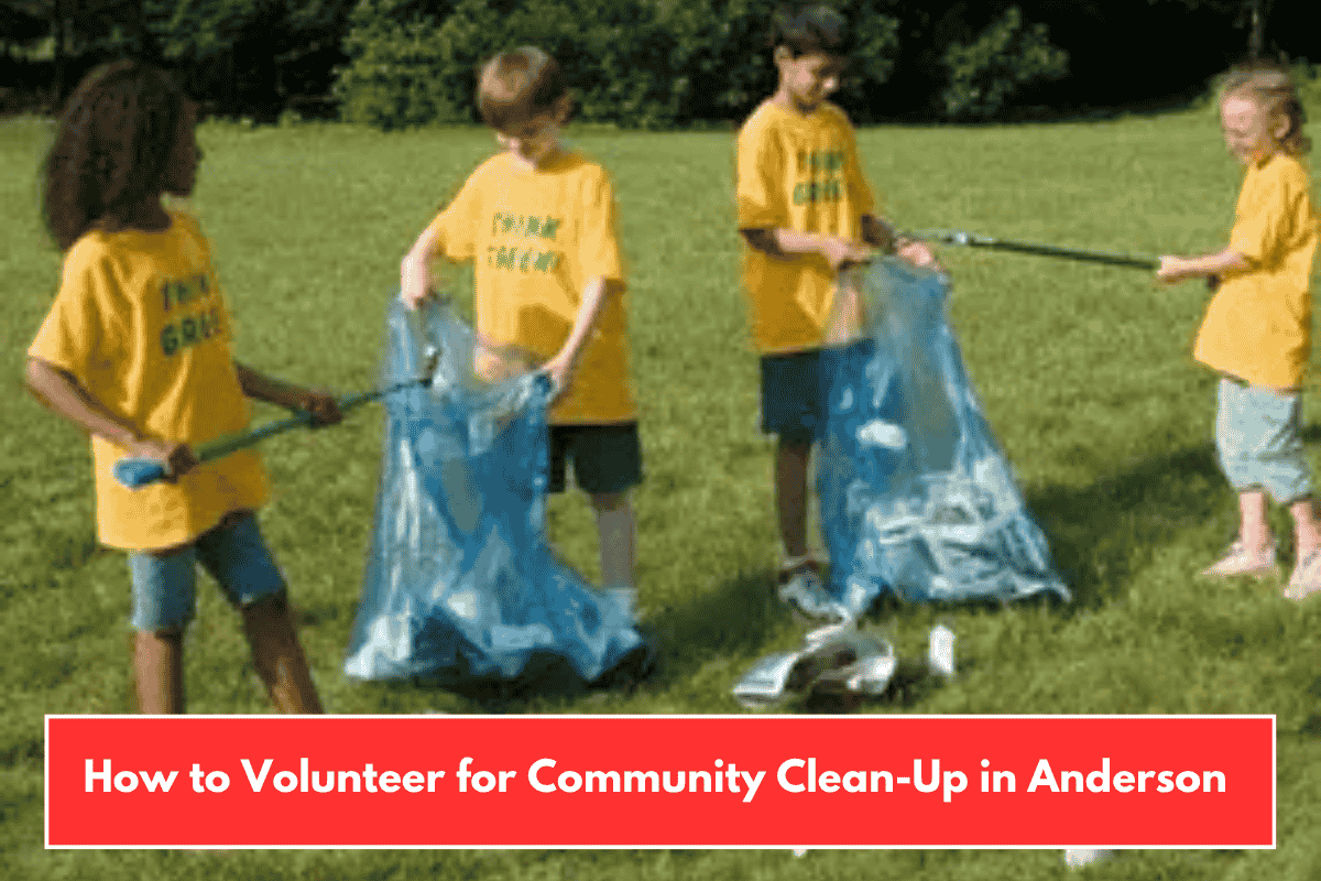 How to Volunteer for Community Clean-Up in Anderson
