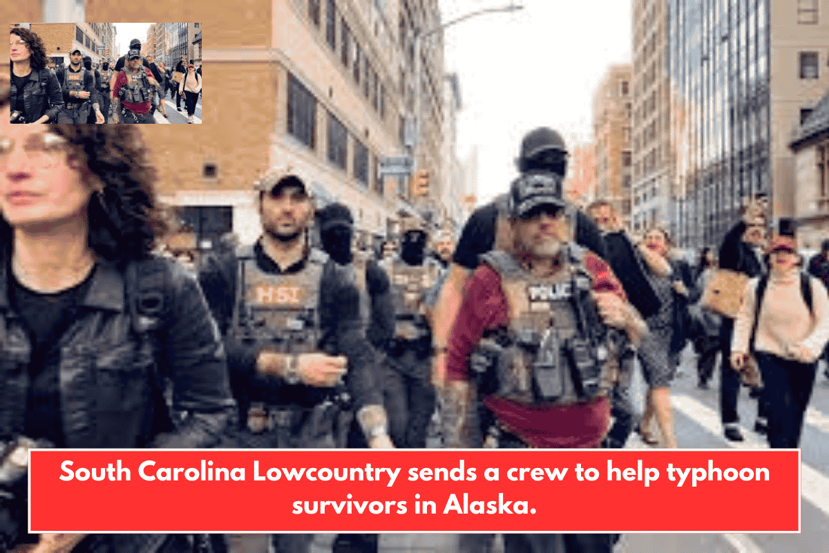 South Carolina Lowcountry sends a crew to help typhoon survivors in Alaska.