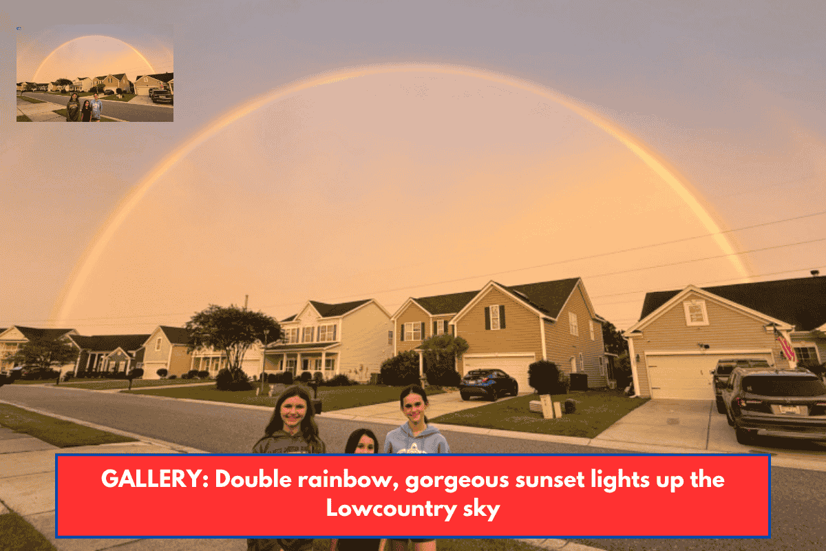 GALLERY: Double rainbow, gorgeous sunset lights up the Lowcountry sky