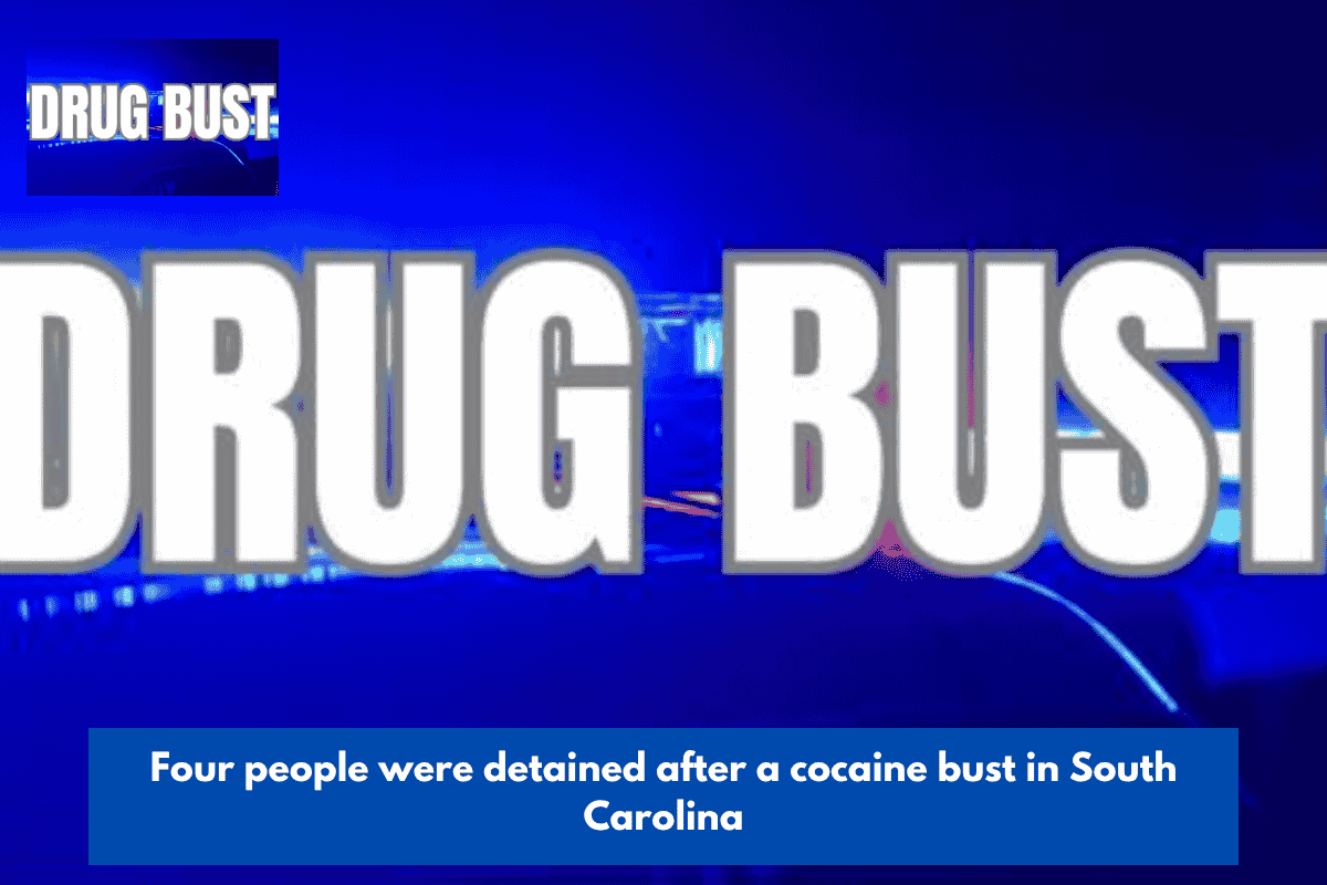 Four people were detained after a cocaine bust in South Carolina