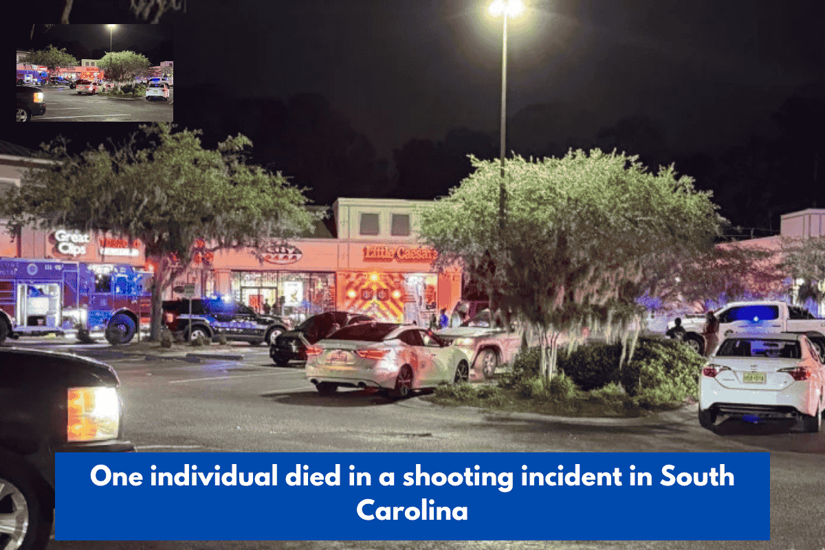One person was killed in a shooting at the Beaufort Shopping Center on Monday night, according to authorities