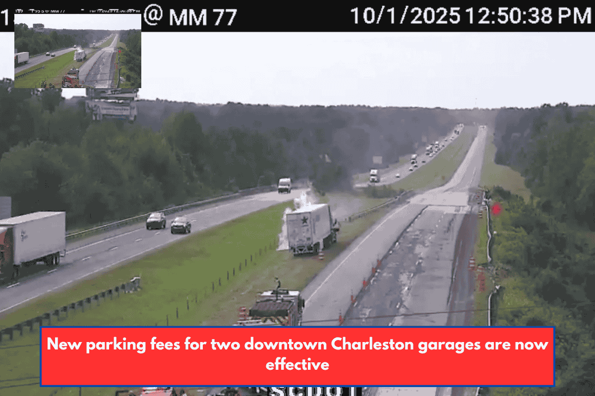 New parking fees for two downtown Charleston garages are now effective