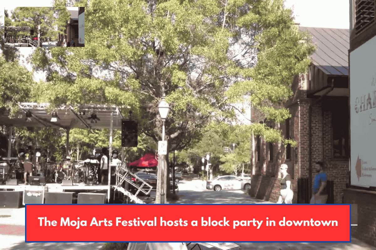 The Moja Arts Festival hosts a block party in downtown