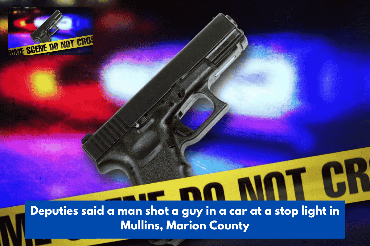 Deputies said a man shot a guy in a car at a stop light in Mullins, Marion County