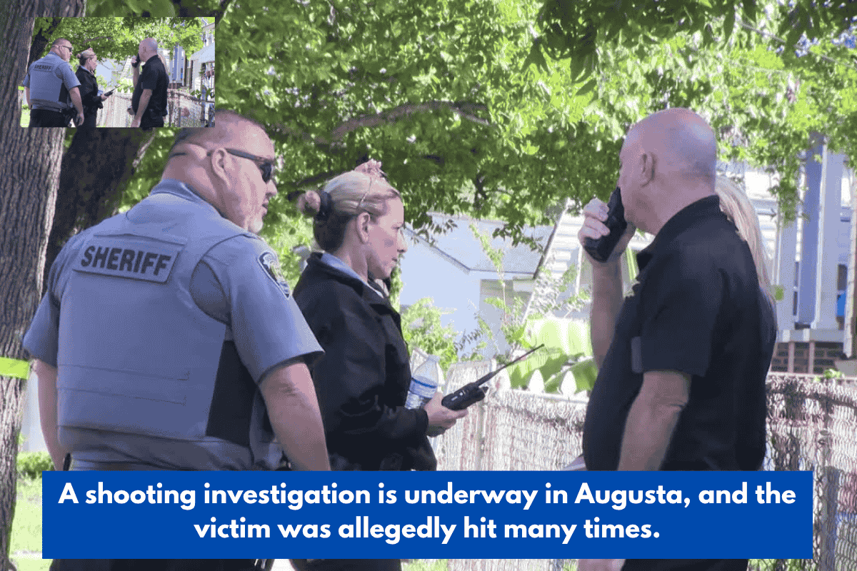 A shooting investigation is underway in Augusta, and the victim was