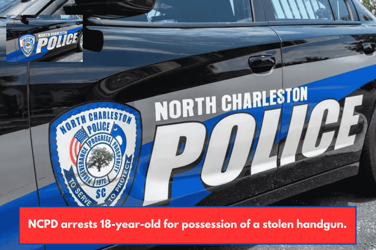 NCPD arrests 18-year-old for possession of a stolen handgun.