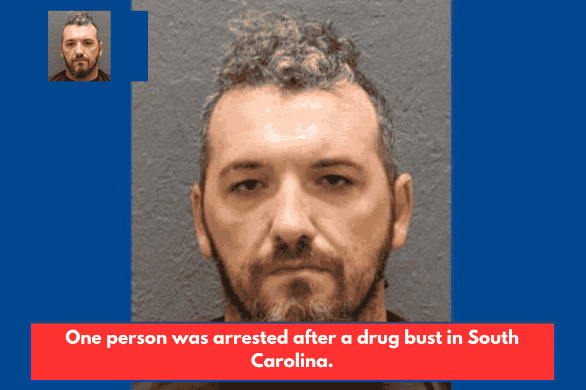 One person was arrested after a drug bust in South Carolina.
