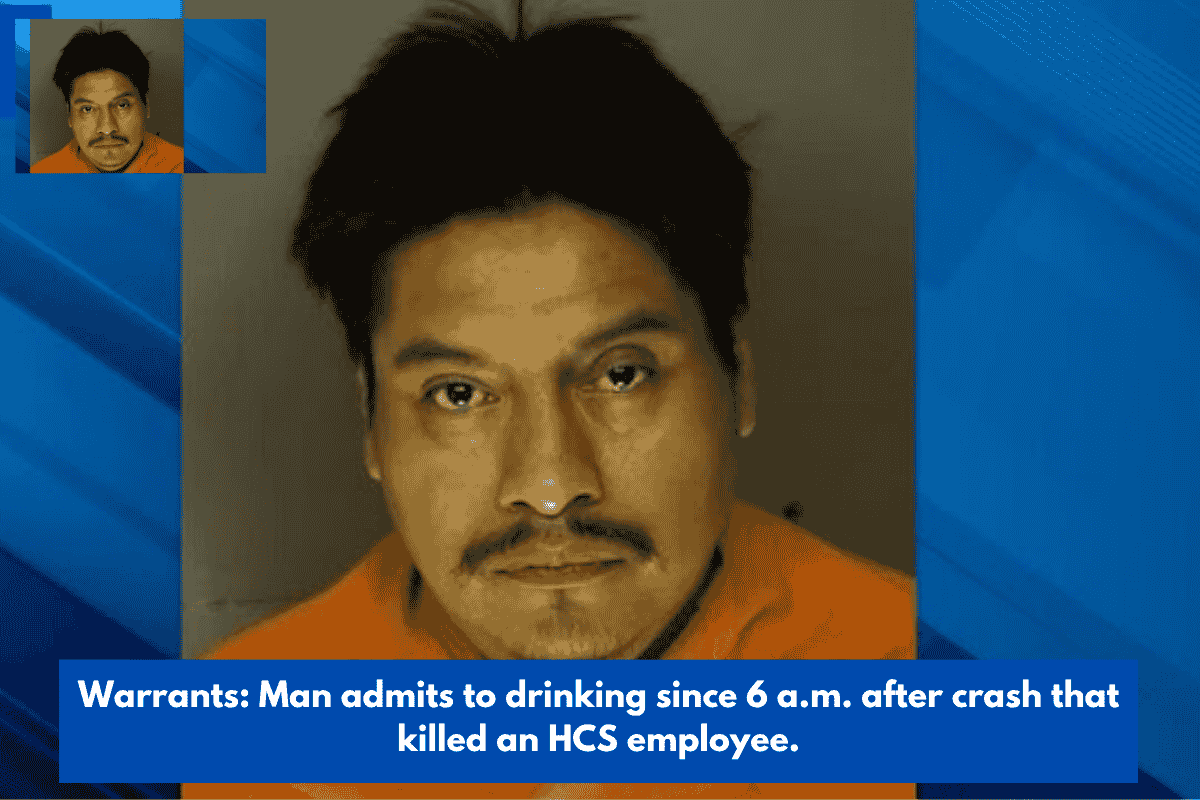Warrants: Man admits to drinking since 6 a.m. after crash that killed an HCS employee.