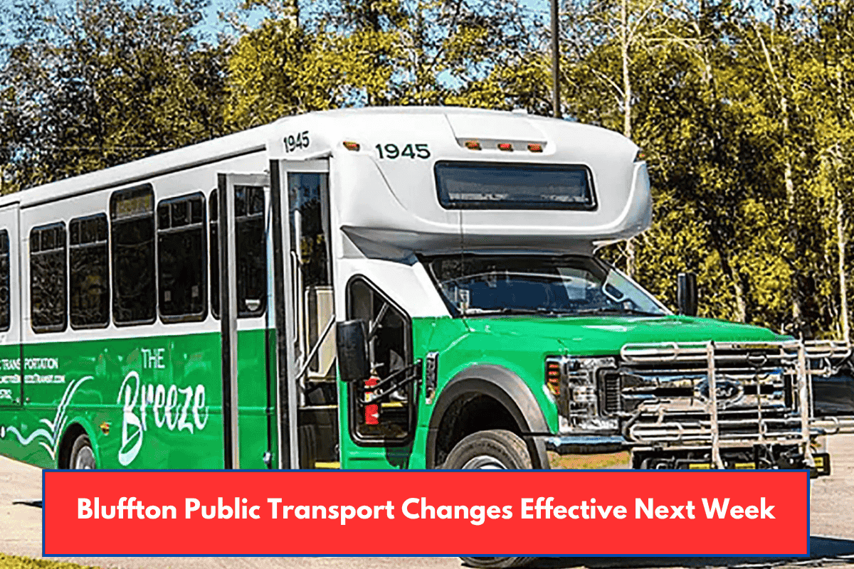 Bluffton Public Transport Changes Effective Next Week