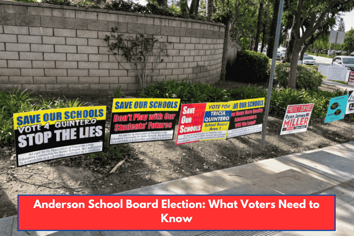 Anderson School Board Election: What Voters Need to Know