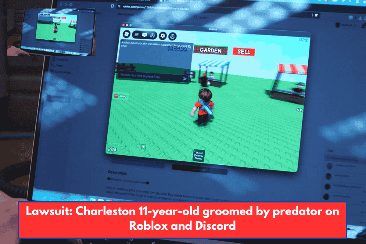 Lawsuit: Charleston 11-year-old groomed by predator on Roblox and Discord