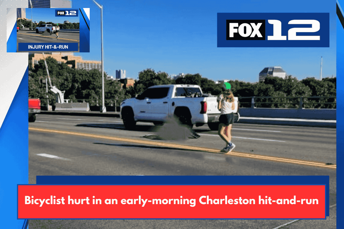 Bicyclist hurt in an early-morning Charleston hit-and-run