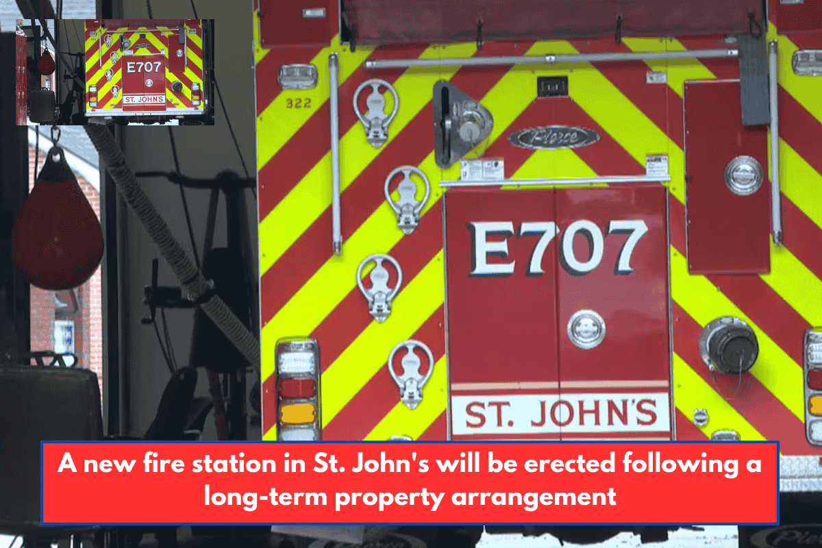A new fire station in St. John's will be erected following a long-term property arrangement