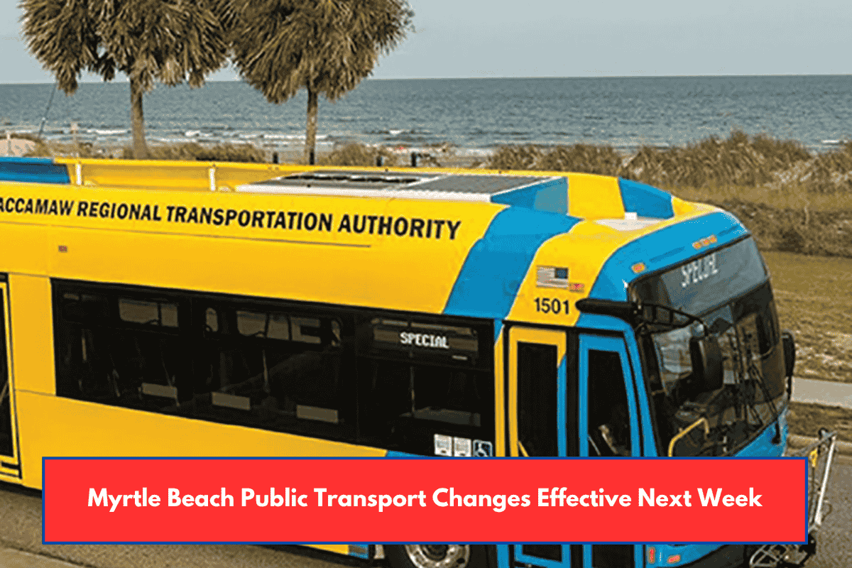 Myrtle Beach Public Transport Changes Effective Next Week