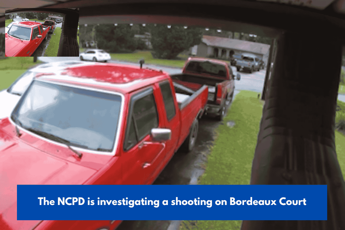 The NCPD is investigating a shooting on Bordeaux Court