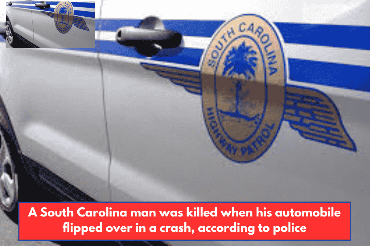 A South Carolina man was killed when his automobile flipped over in a crash, according to police