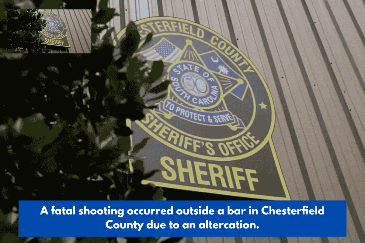 A fatal shooting occurred outside a bar in Chesterfield County due to an altercation.