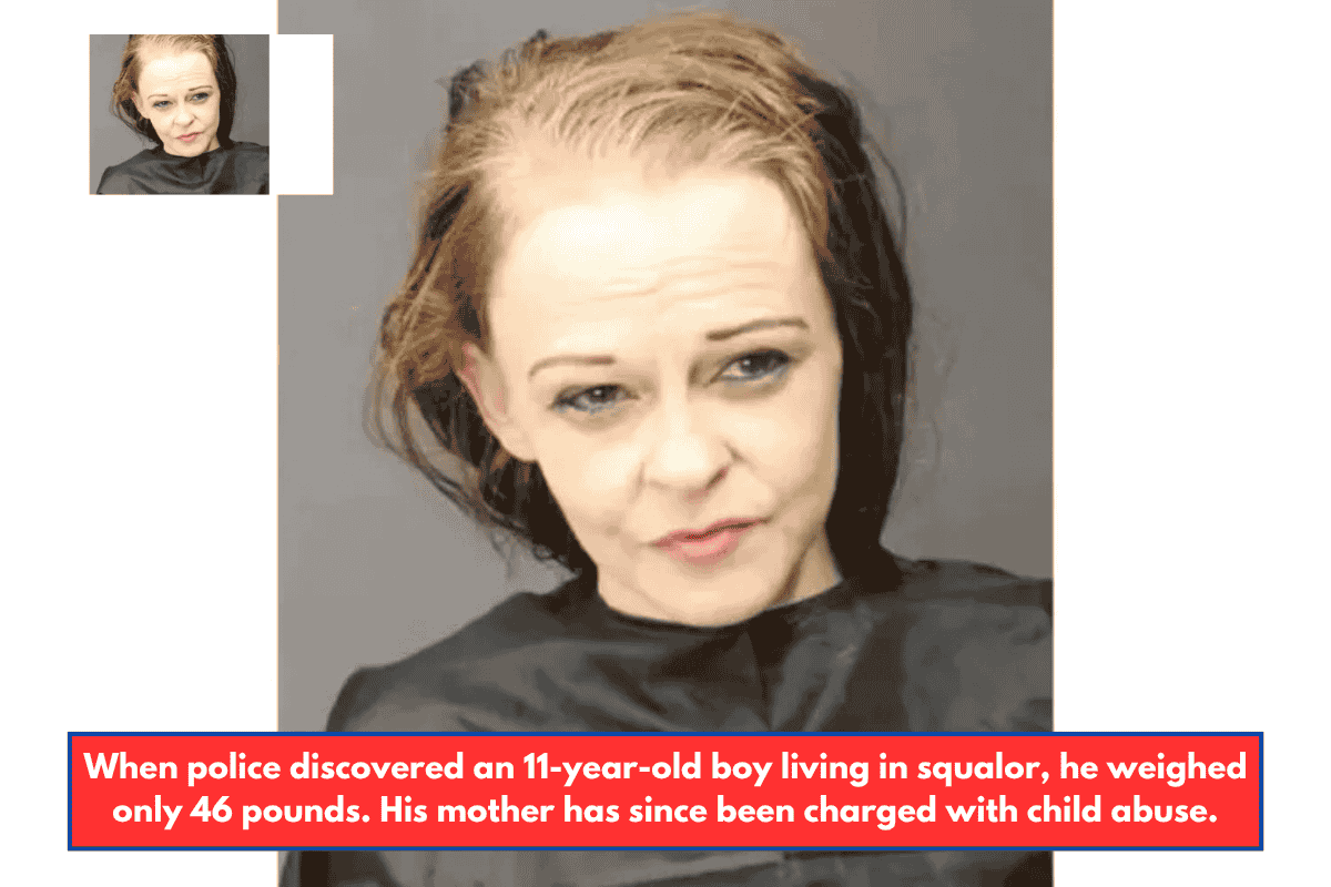 When police discovered an 11-year-old boy living in squalor, he weighed only 46 pounds. His mother has since been charged with child abuse.