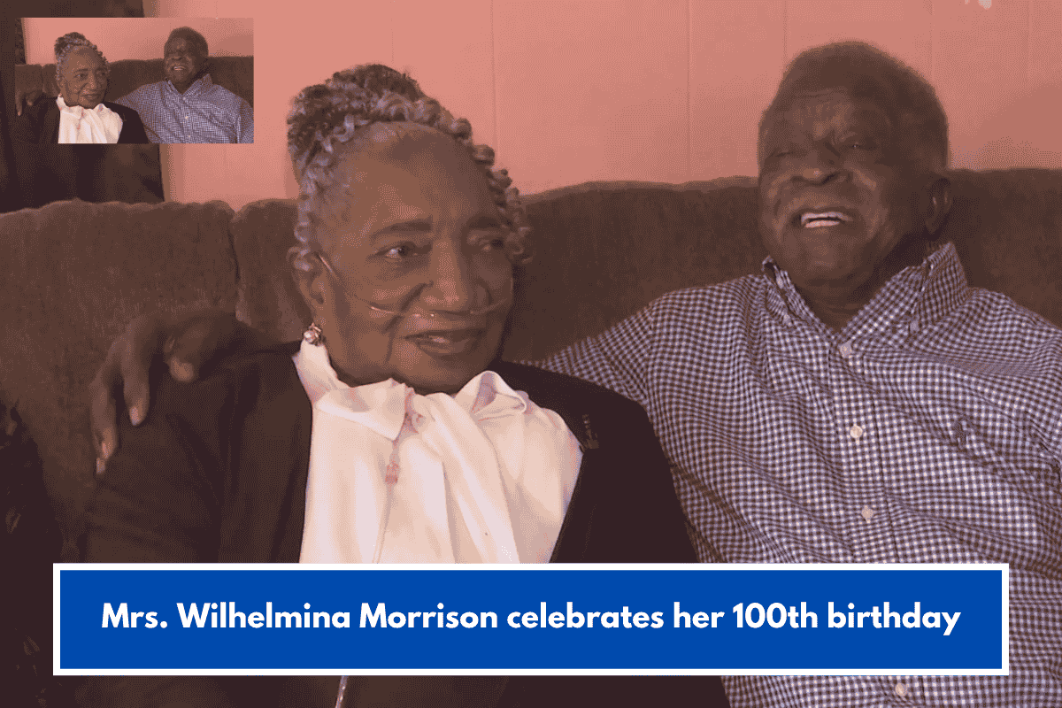 Mrs. Wilhelmina Morrison celebrates her 100th birthday