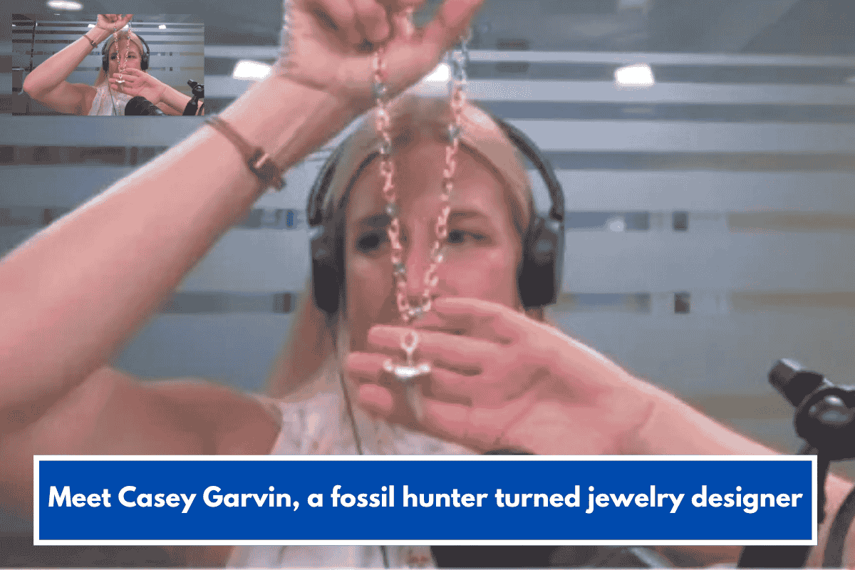 Meet Casey Garvin, a fossil hunter turned jewelry designer
