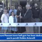 The Mount Pleasant town hall gym has been dedicated to sports pundit Debbie Antonelli