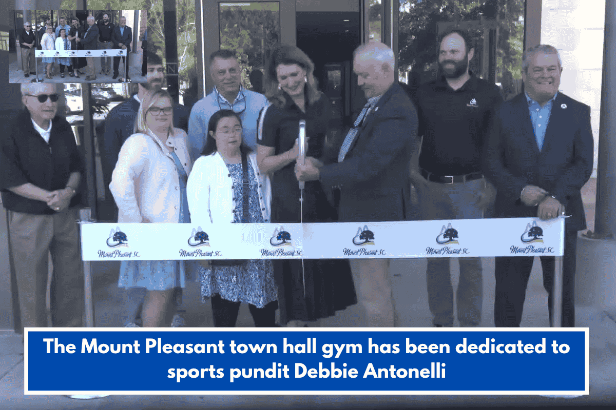 The Mount Pleasant town hall gym has been dedicated to sports pundit Debbie Antonelli