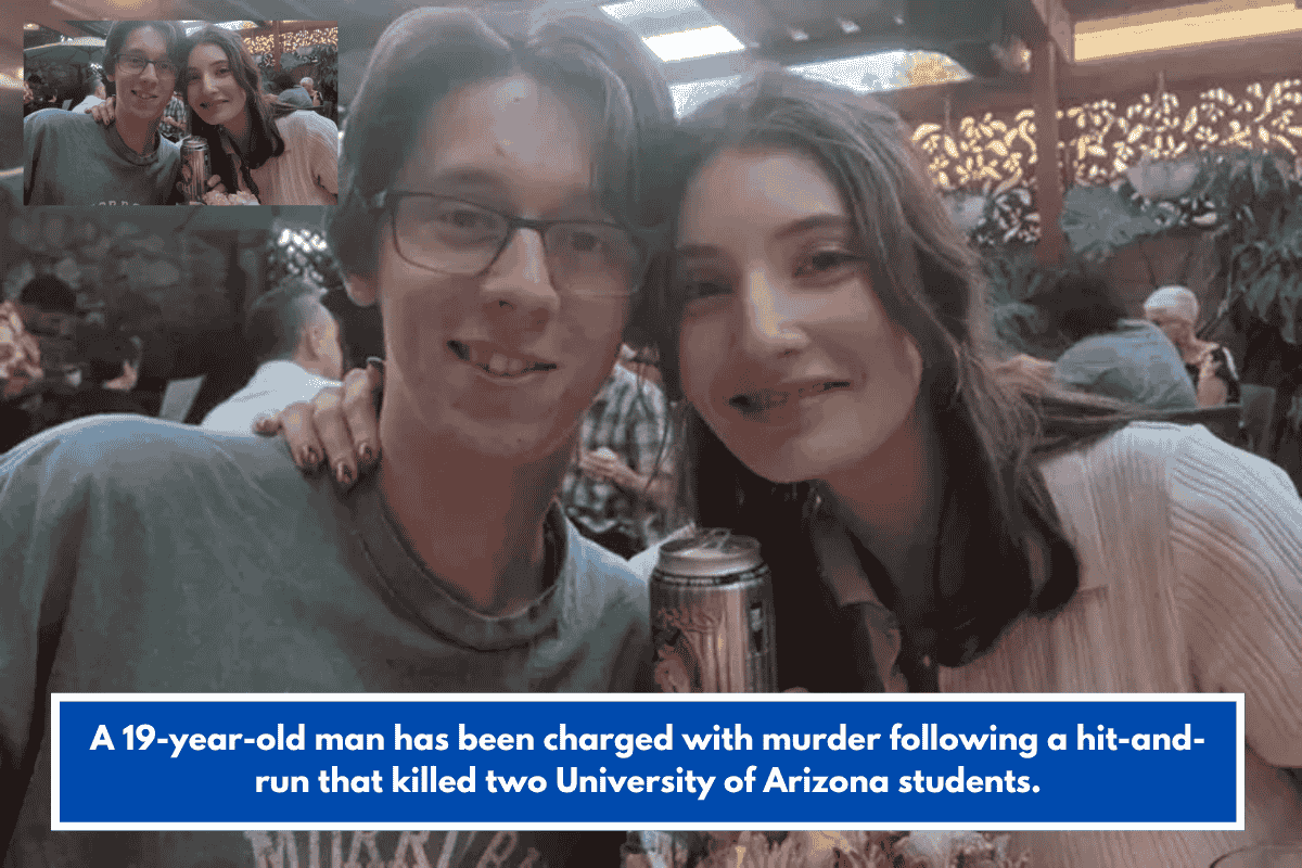 A 19-year-old man has been charged with murder following a hit-and-run that killed two University of Arizona students.