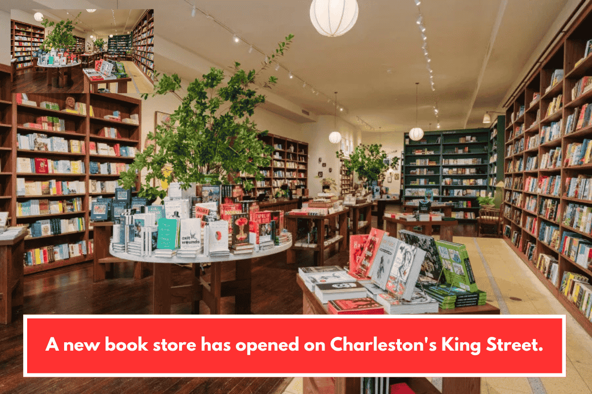A new book store has opened on Charleston's King Street.