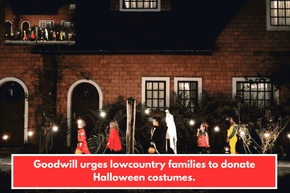 Goodwill urges lowcountry families to donate Halloween costumes.