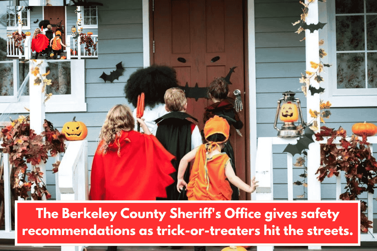 The Berkeley County Sheriff's Office gives safety recommendations as trick-or-treaters hit the streets.