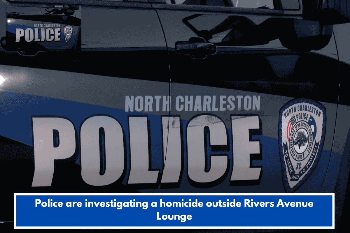 Police are investigating a homicide outside Rivers Avenue Lounge