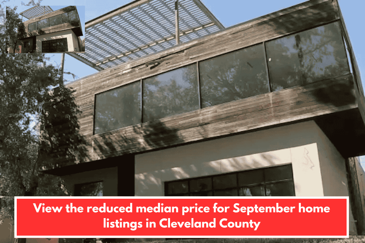View the reduced median price for September home listings in Cleveland County