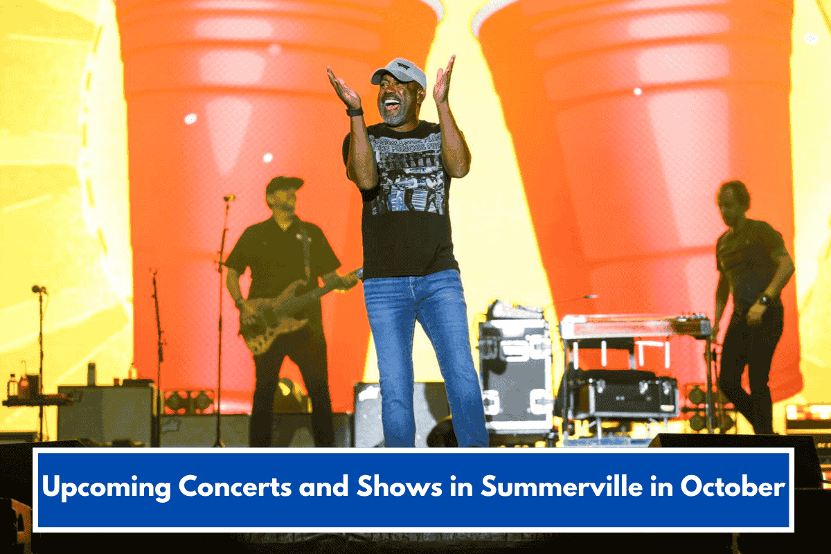 Upcoming Concerts and Shows in Summerville in October