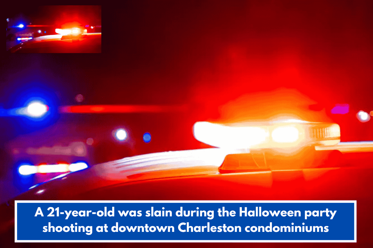 A 21-year-old was slain during the Halloween party shooting at downtown Charleston condominiums