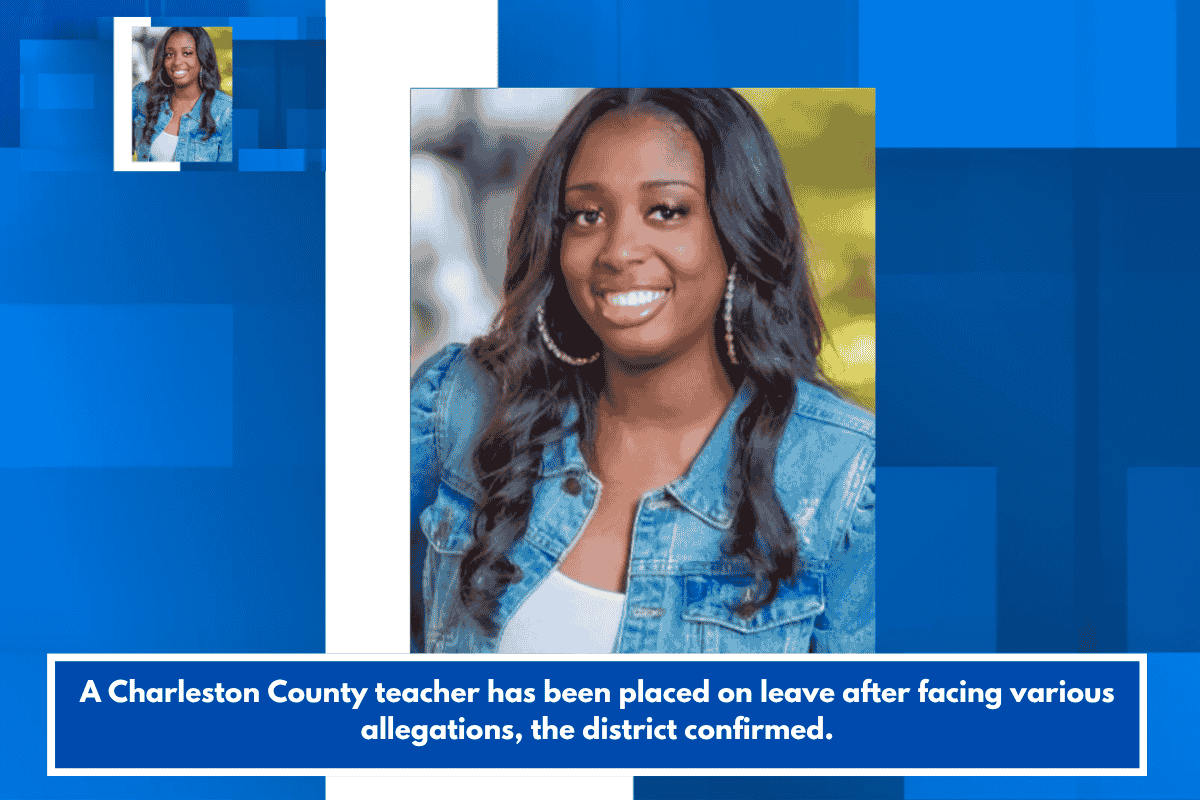 A Charleston County teacher has been placed on leave after facing various allegations, the district confirmed.