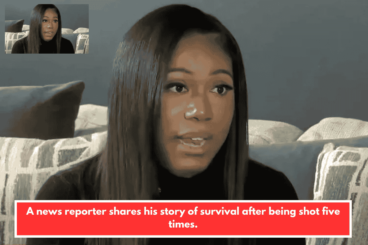 A news reporter shares his story of survival after being shot five times.
