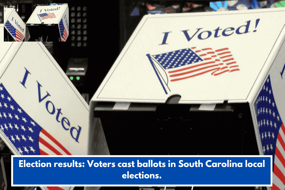 Election results: Voters cast ballots in South Carolina local elections.